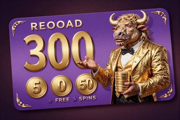 Bizzo Casino zweiter Reload Bonus 300 Euro und 50 Freispiele Bonuskarte