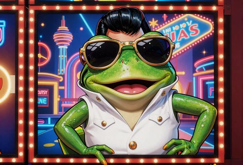 Elvis Frog in Vegas Slot von BGaming im Bizzo Casino